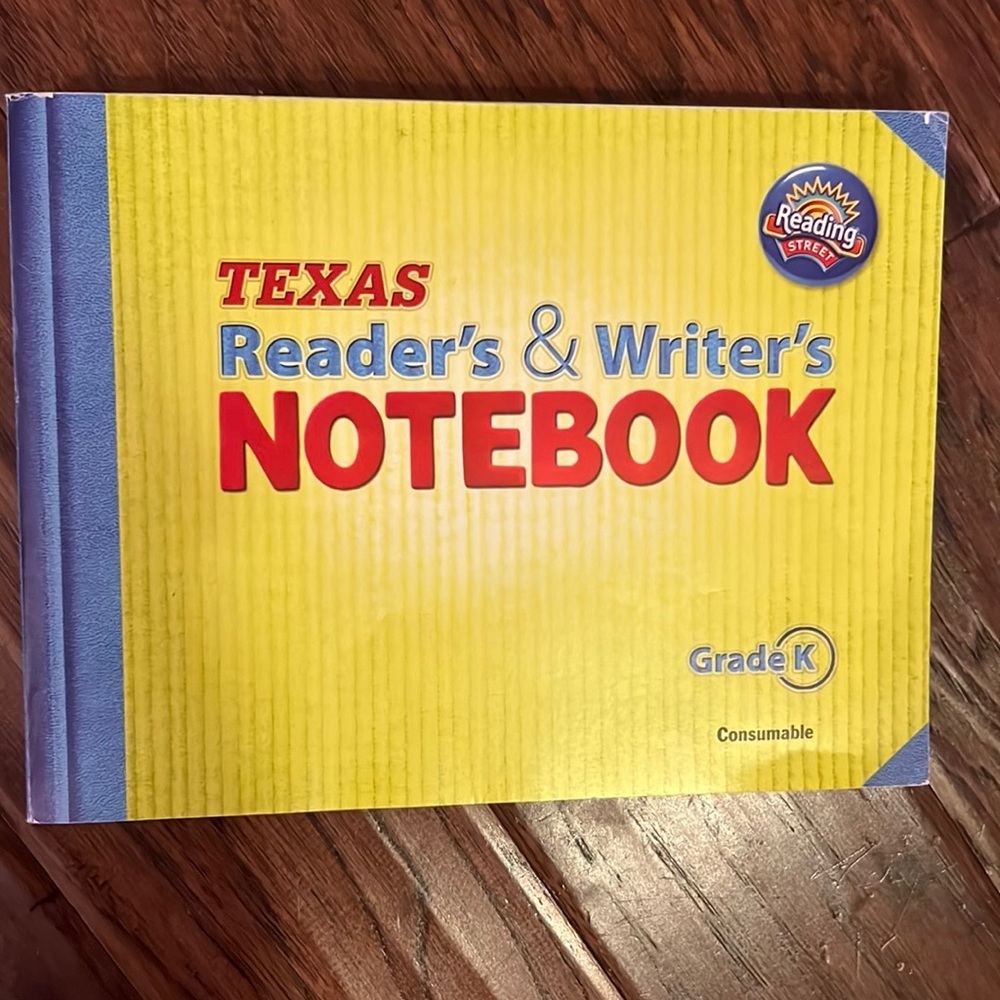 Kindergarten grade K reader’s & writer’s notebook school practice workbook - Picture 1 of 13